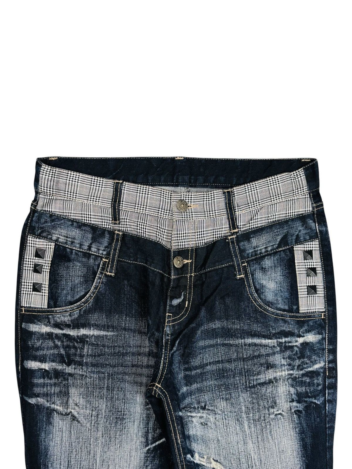 PPFM 2009 PPFM - Double Waisted Denim Pants Size US 29 - 8 Thumbnail