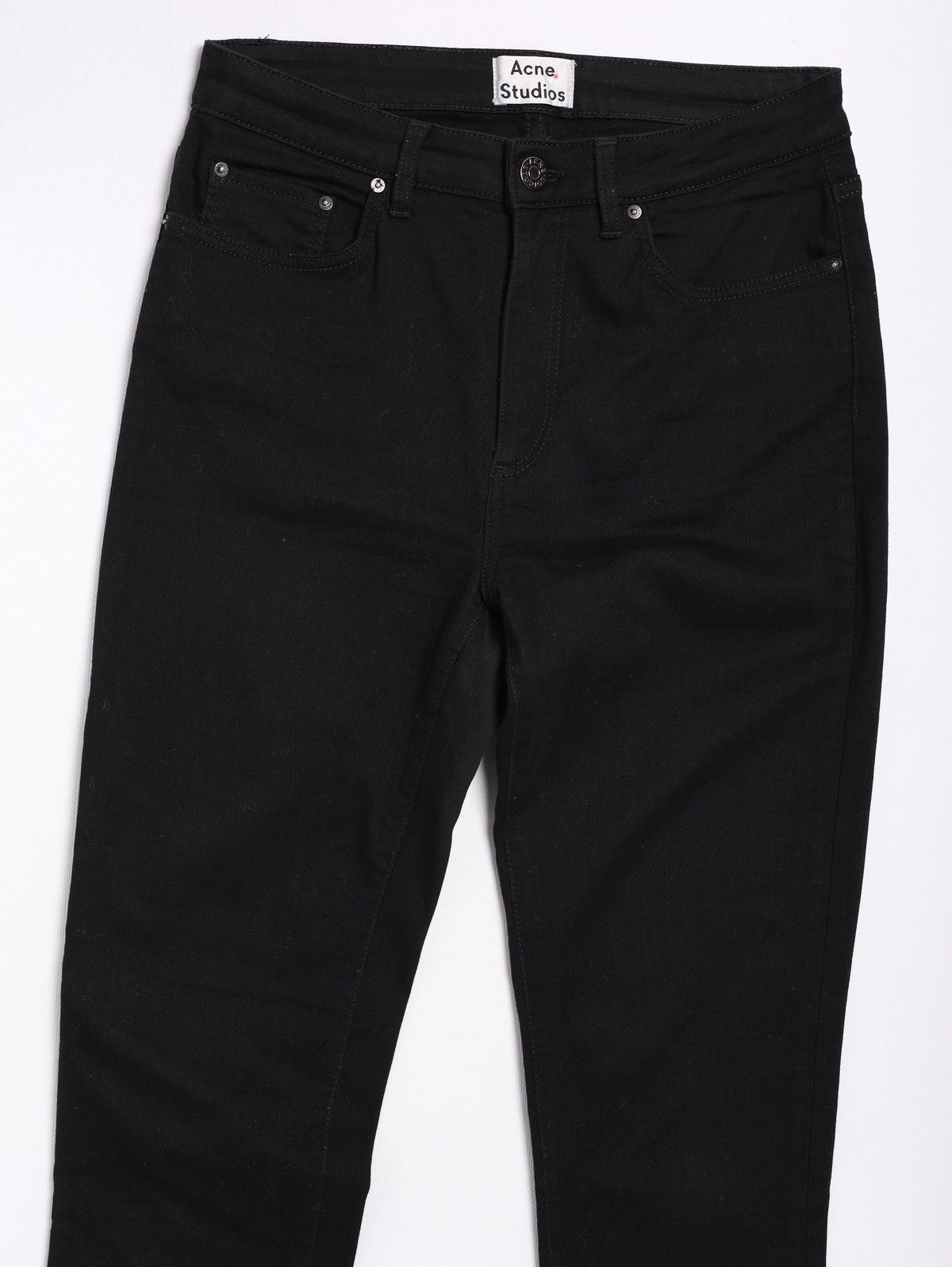 Acne Studios Acne Studios Pin Black Denim Pants Size US 30 / EU 46 - 2 Thumbnail