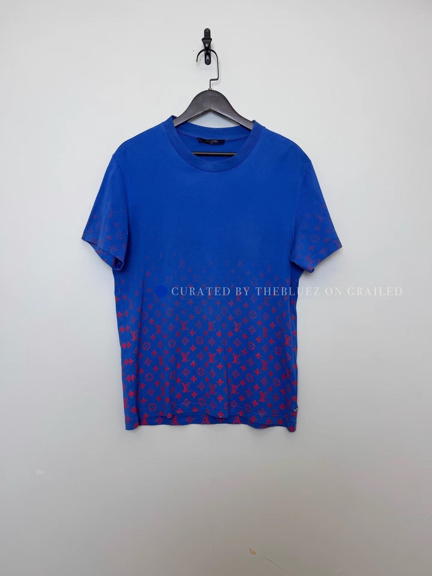 Louis Vuitton Gradient Monogram Blue Tee Size US M / EU 48-50 / 2 - 1 Thumbnail
