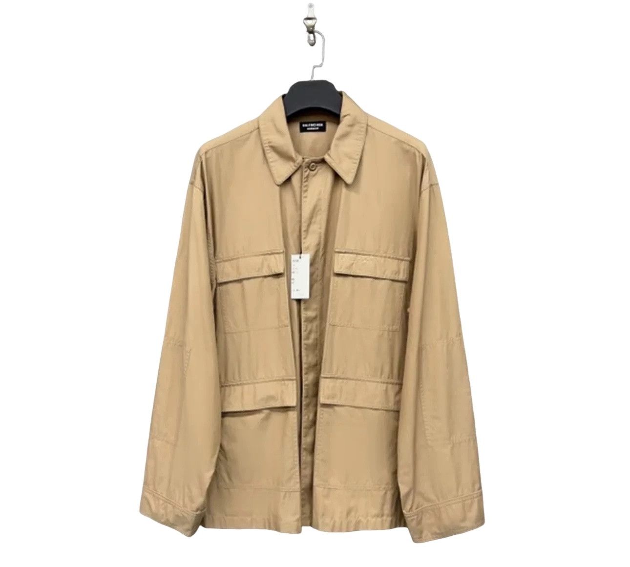 Balenciaga Balenciaga Embroidered Logo Workwear Jacket 46 Size US S / EU 44-46 / 1 - 1 Thumbnail