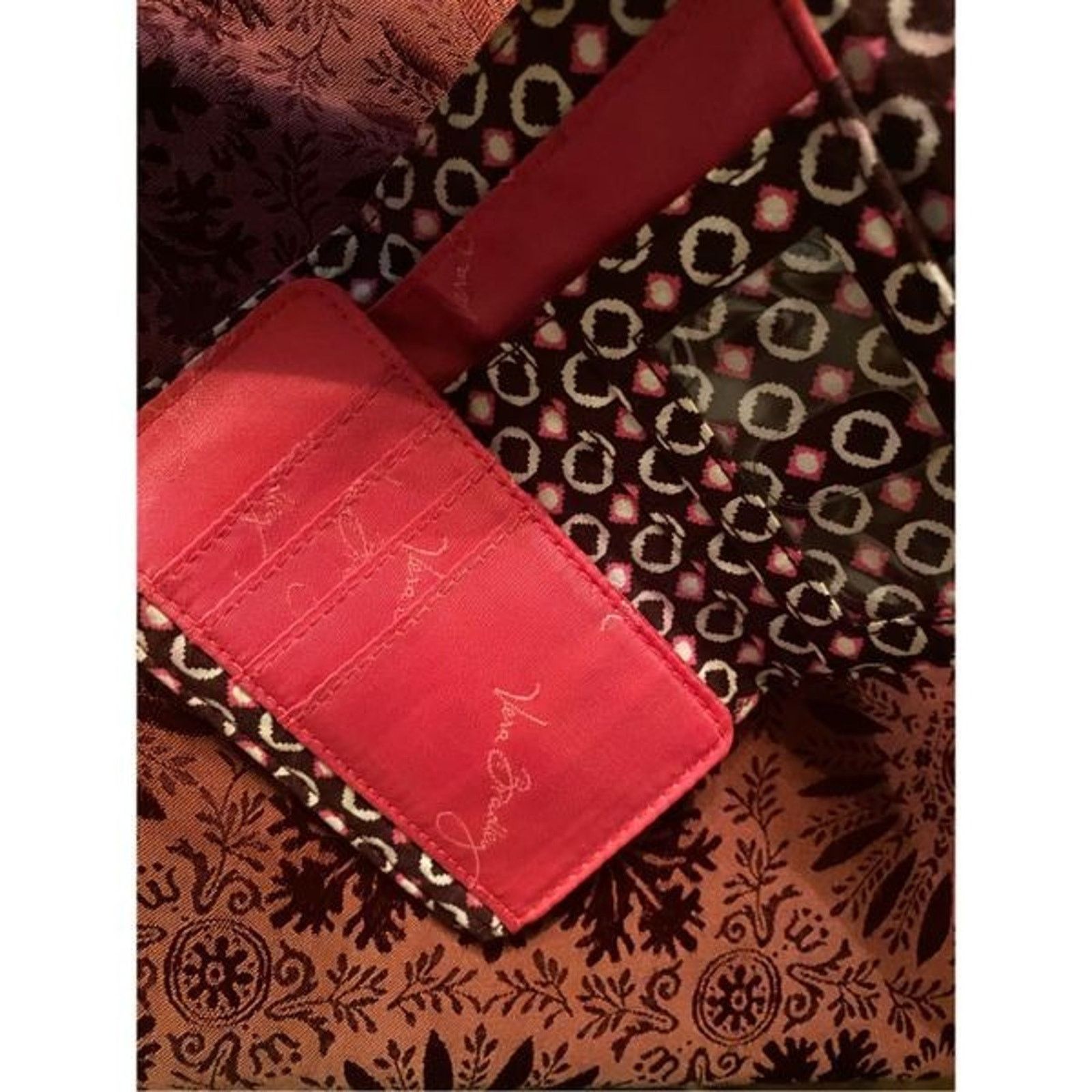 Vera Bradley Vera Bradley Pink Paisley Card-Holder Wallet Size ONE SIZE - 9 Thumbnail