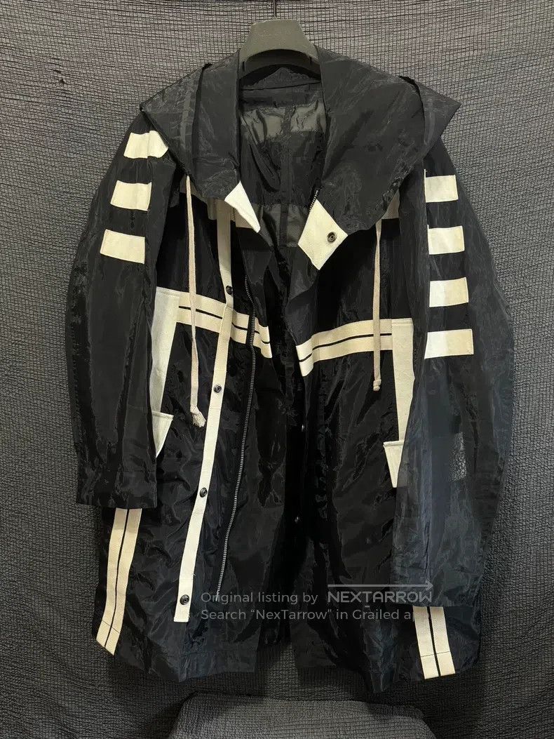 Rick Owens Rick Owens 13ss see-through webbing fishtail coat Size US M / EU 48-50 / 2 - 7 Thumbnail