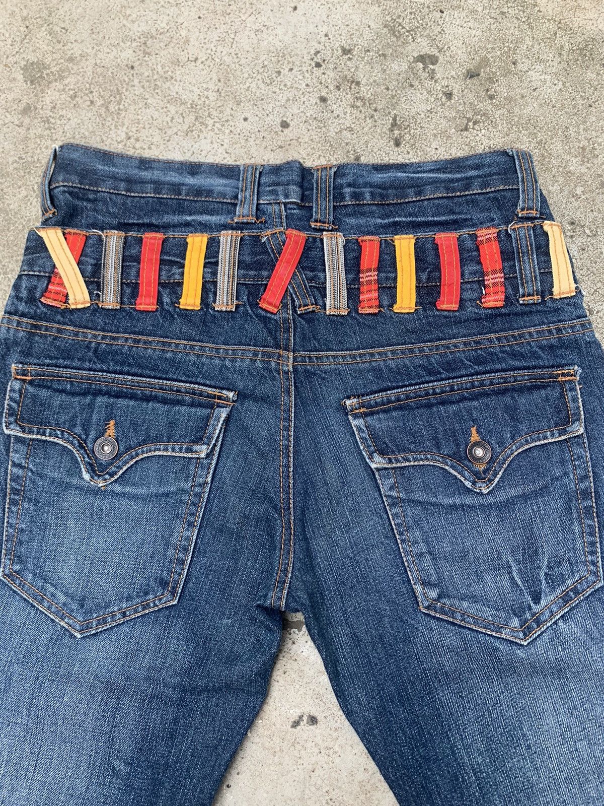 If Six Was Nine × Japanese Brand Barcedos double waist spiral cut flared jeans Size US 30 / EU 46 - 4 Thumbnail