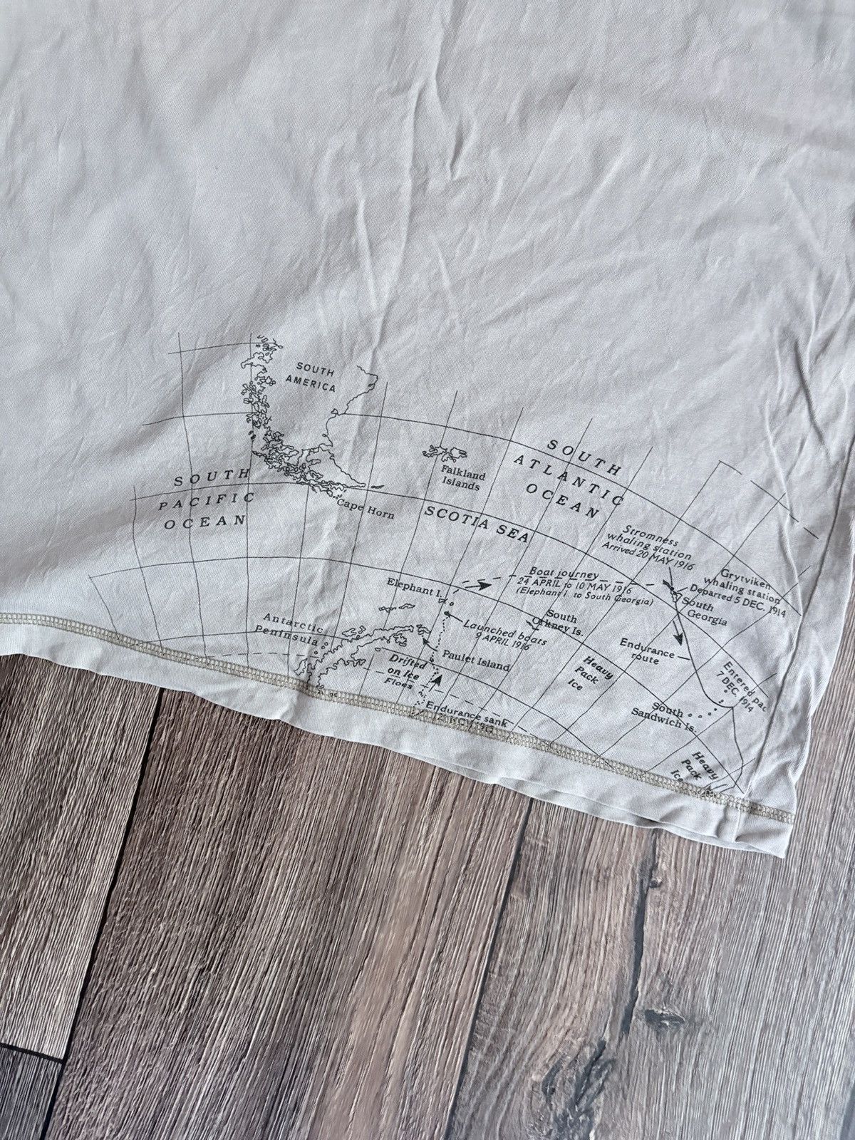 Nigel Cabourn Nigel Cabourn Utility Y2K Japanese Style Map Logo T-Shirt Size US L / EU 52-54 / 3 - 7 Thumbnail