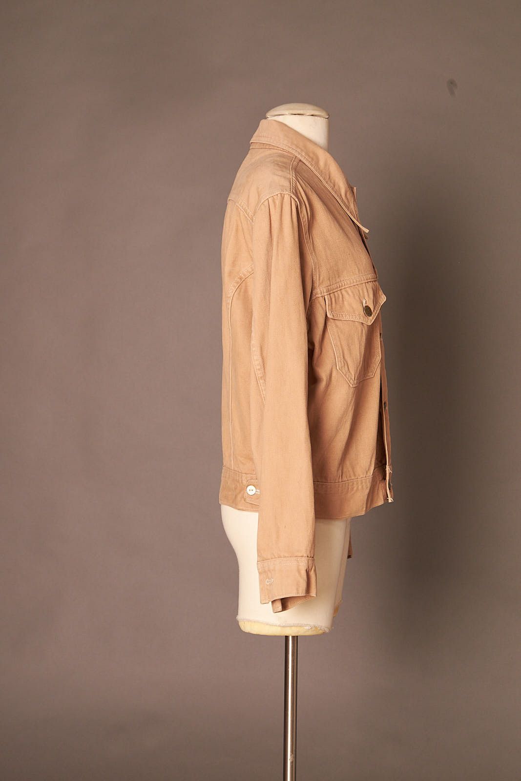Lee 1970s Tan Lee Trucker Jacket Size US M / EU 48-50 / 2 - 4 Thumbnail