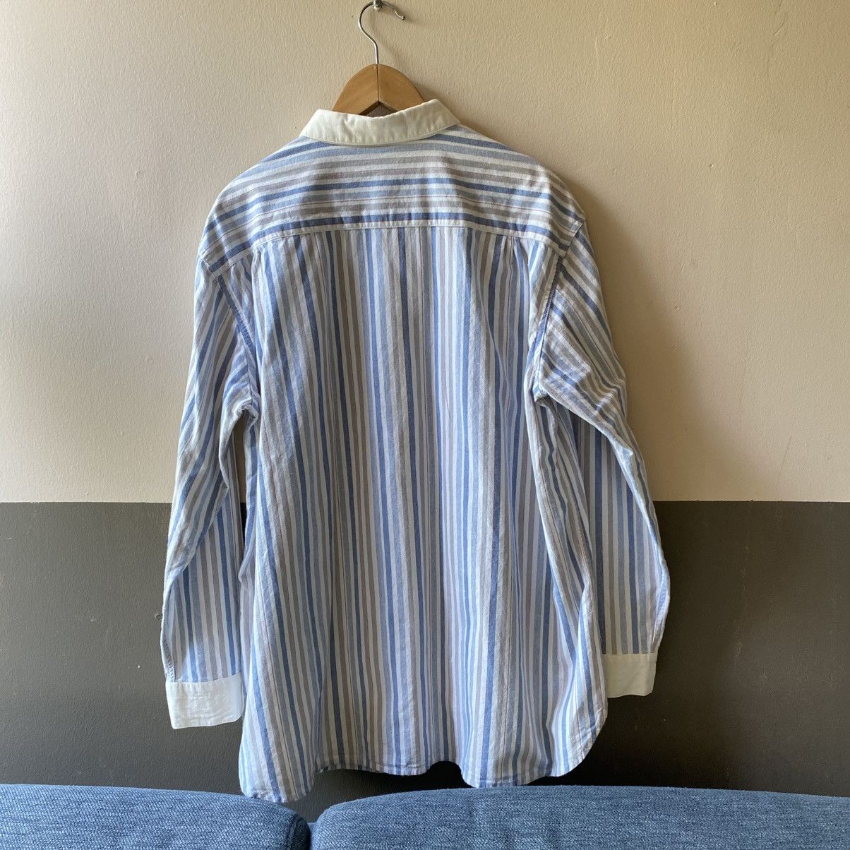 Ne-Net Ne-net Blue Stripe Bib Shirt Size US L / EU 52-54 / 3 - 2 Thumbnail