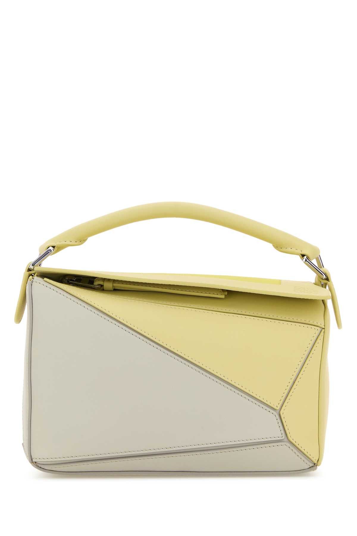 Loewe Multicolor Leather Loewe X Josef And Anni Albers Small Puzzle Handbag Size ONE SIZE - 1 Thumbnail