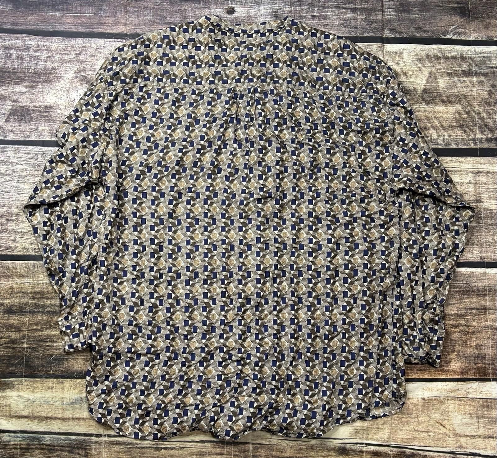 Other VTG Montage Pour Homme Silk Shirt Mens XL Long Sleeve Size US XL / EU 56 / 4 - 3 Thumbnail