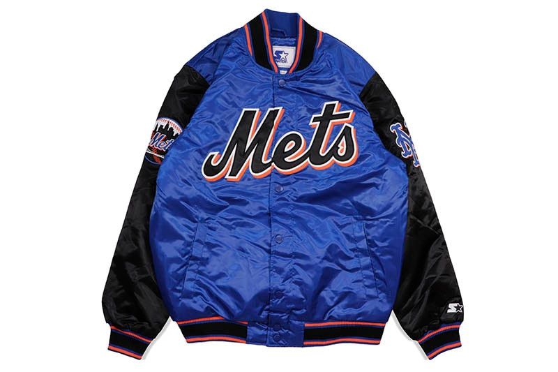 Starter NEWYORK METS コート Japan Exclusive New York Mets Starter Jacket Black Blue XL