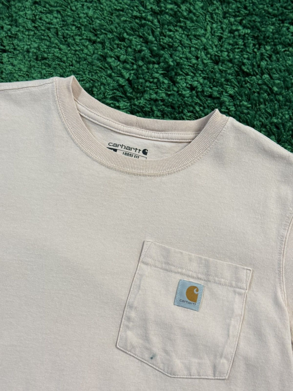 Carhartt Light Pink Carhartt Pocket Logo Patch Tee Sz. XS Size US XS / EU 42 / 0 - 3 Thumbnail