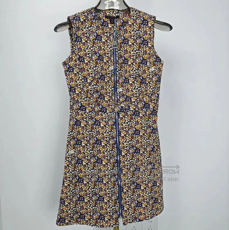 Other Louis Vuitton Summer Cotton Dress in Brown . Size XS / US 0-2 / IT 36-38 - 1 Thumbnail