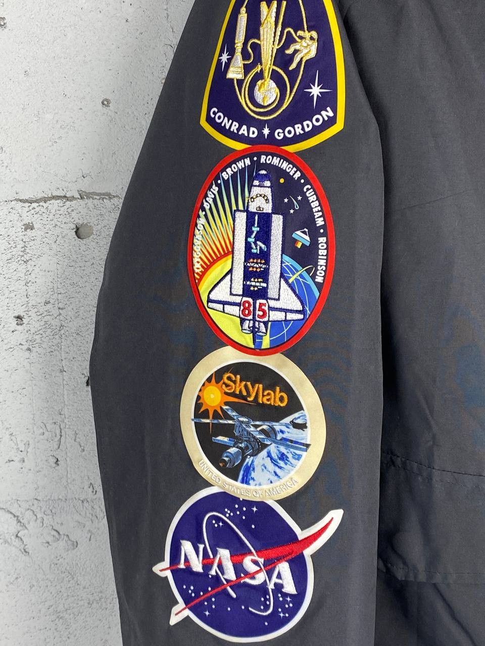 NASA Fur Trim Ma-1 Bomber Nasa Apollo Jacket Vintage Size US M / EU 48-50 / 2 - 6 Thumbnail