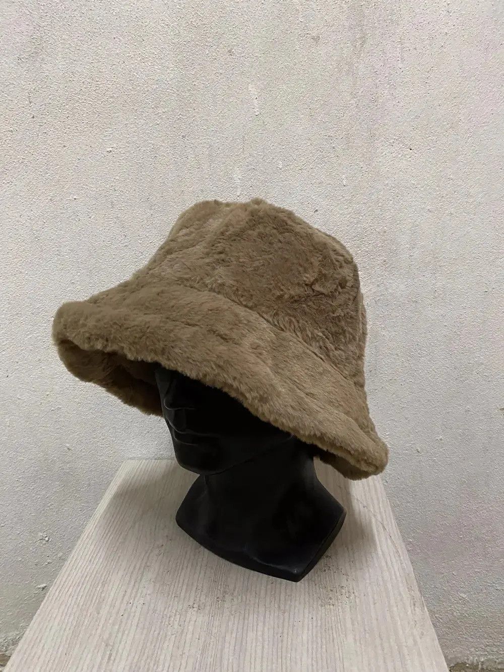 Japanese Brand Fur Fleece Japanese Brand Bucket Hat Size ONE SIZE - 2 Thumbnail