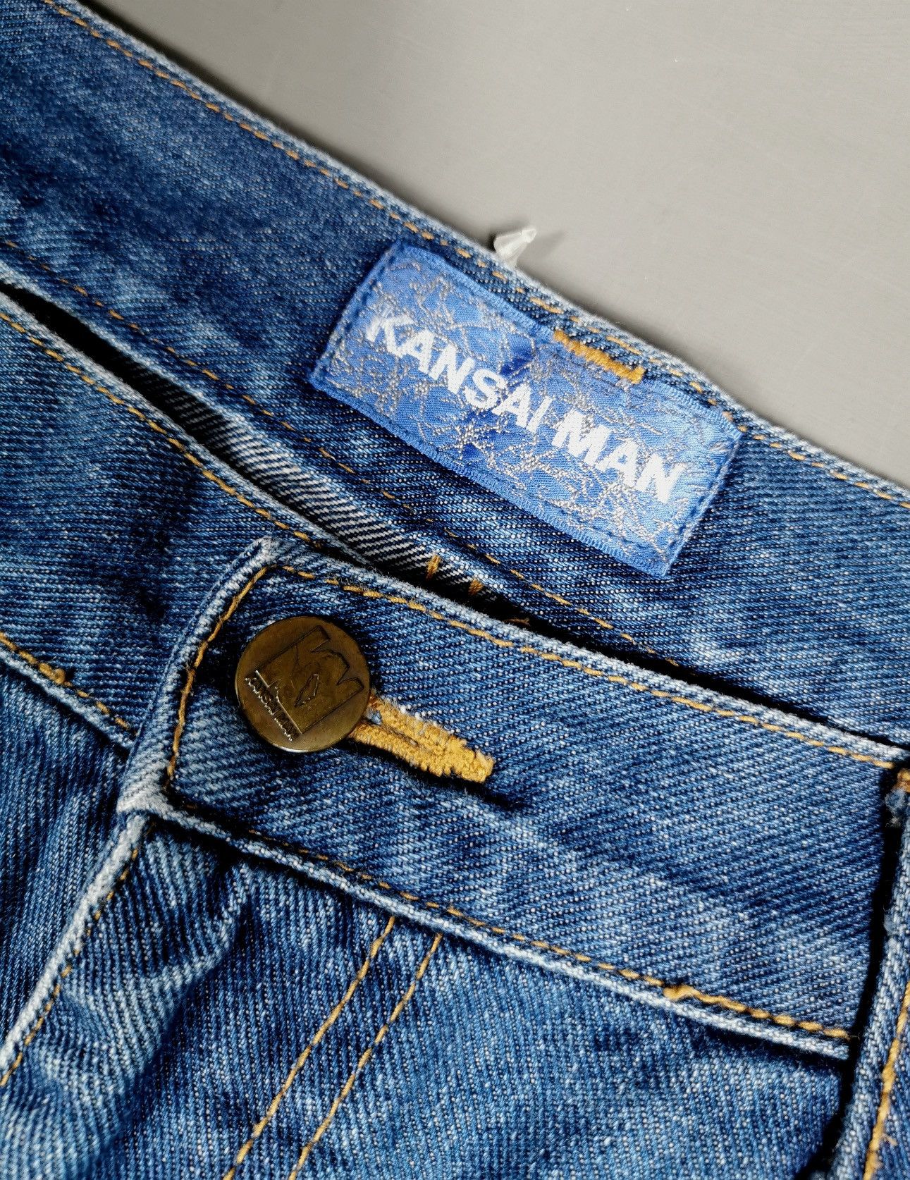 Kansai Yamamoto Loose Fit Kansai Man Rayon Denim Jeans Size US 34 / EU 50 - 8 Thumbnail