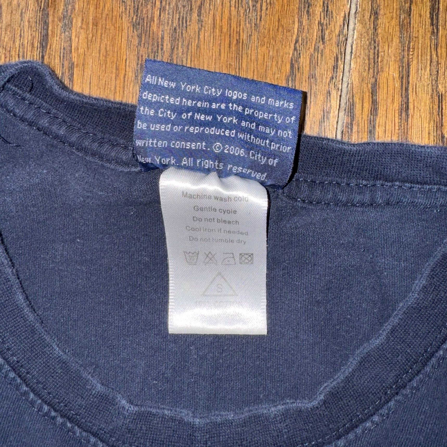 Vintage NYPD Mens Official T Shirt Navy Blue Graphic Print Small NYPD Tee Size US S / EU 44-46 / 1 - 5 Thumbnail