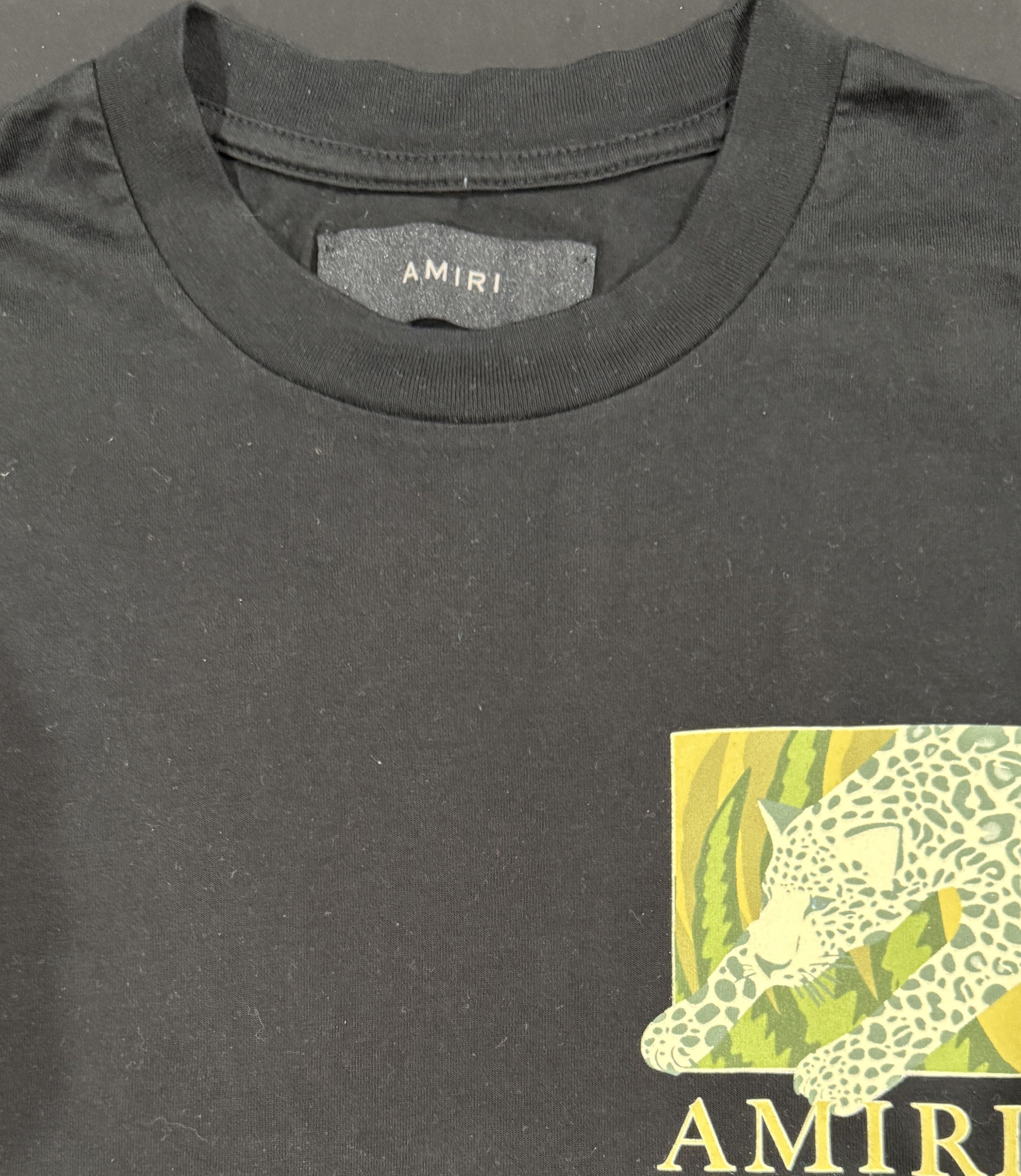 Amiri AMIRI LEOPARD PRINT T-SHIRT SIZE XS Size US XS / EU 42 / 0 - 2 Thumbnail