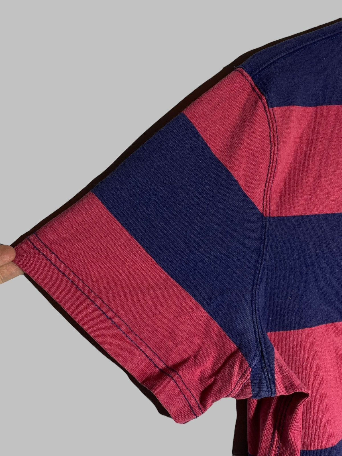 Polo Ralph Lauren 🔥 Y2K RALPH LAUREN RUGBY STRIPED POLO PREPPY SPORT VINTAGE Size US L / EU 52-54 / 3 - 5 Thumbnail