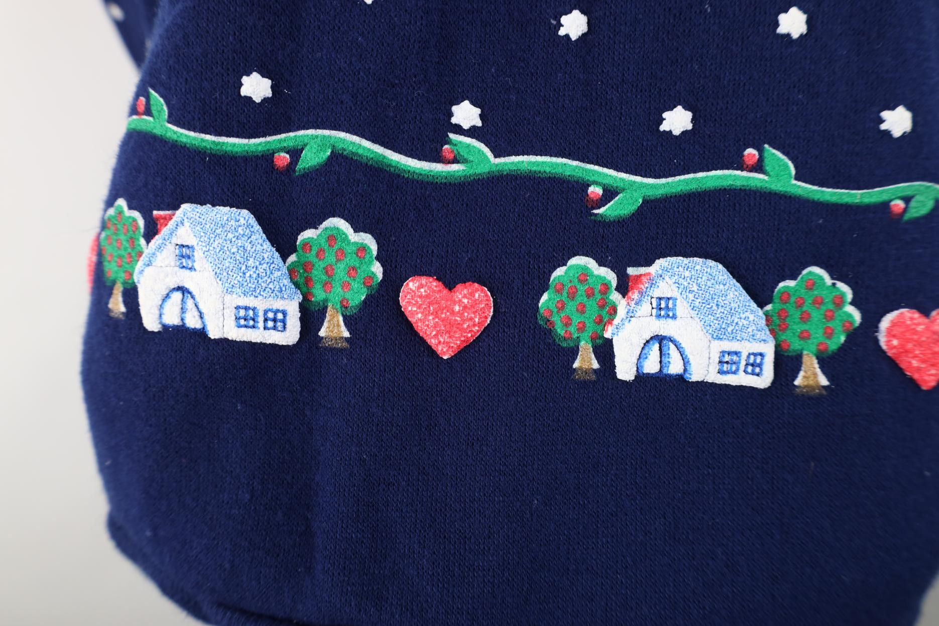 Vintage Vintage 90s Country Primitive Farmhouse Bear Sweatshirt USA Size L / US 10 / IT 46 - 10 Thumbnail