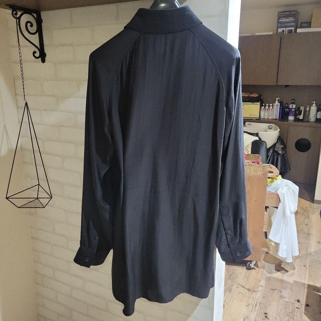 Yohji Yamamoto Pour Homme 24ss DOG AND ELDERLY PERSON SILK SHIRT Size US M / EU 48-50 / 2 - 2 Thumbnail