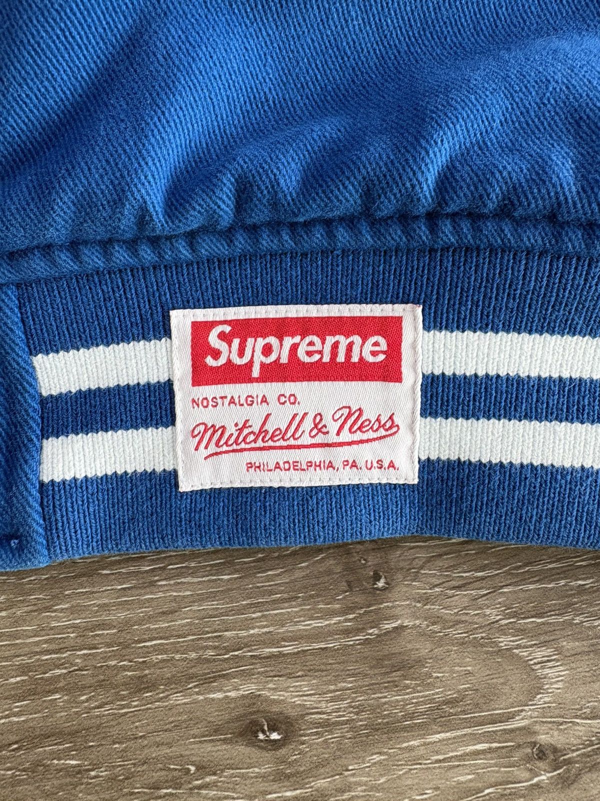 Mitchell & Ness × Supreme Supreme x Mitchell & Ness “Doughboy” Twill Varsity Jacket Size US XXL / EU 58 / 5 - 4 Thumbnail