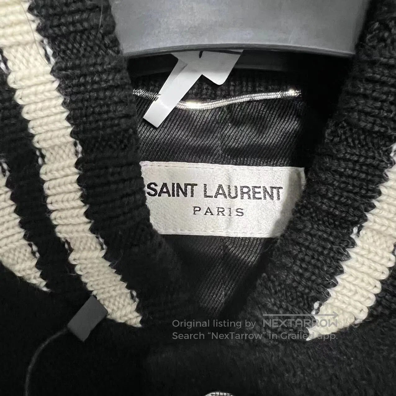 Saint Laurent Paris saint laurent wool baseball jacket for men. Size US L / EU 52-54 / 3 - 3 Thumbnail