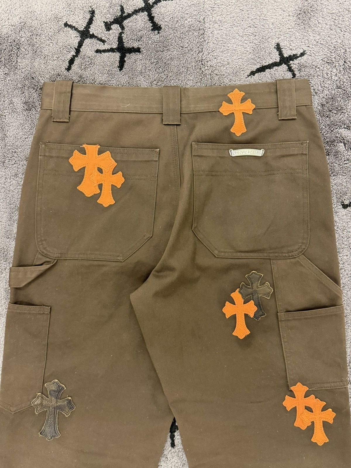 Chrome Hearts 23 Patched Brown Carpenters Size US 32 / EU 48 - 5 Thumbnail