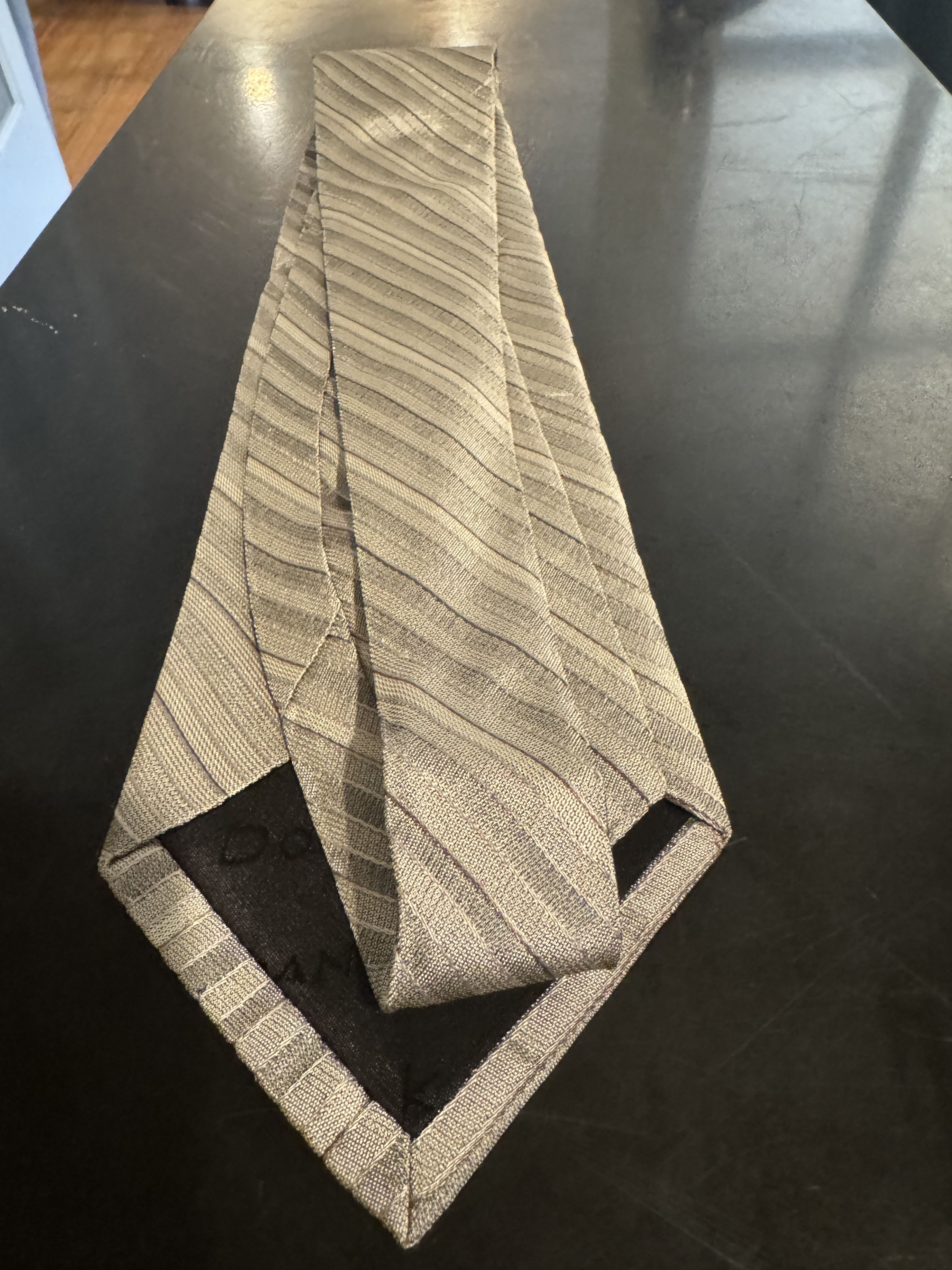 Donna Karan Donna Karen Silk Tie Size ONE SIZE - 3 Thumbnail