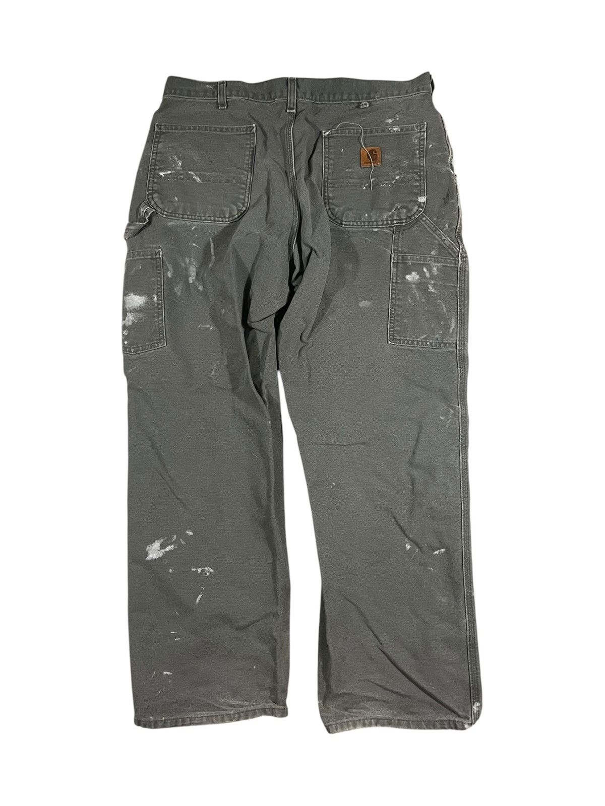 Carhartt Carhartt B11 MOS Work Pants Painted Faded Green Size US 36 / EU 52 - 2 Thumbnail