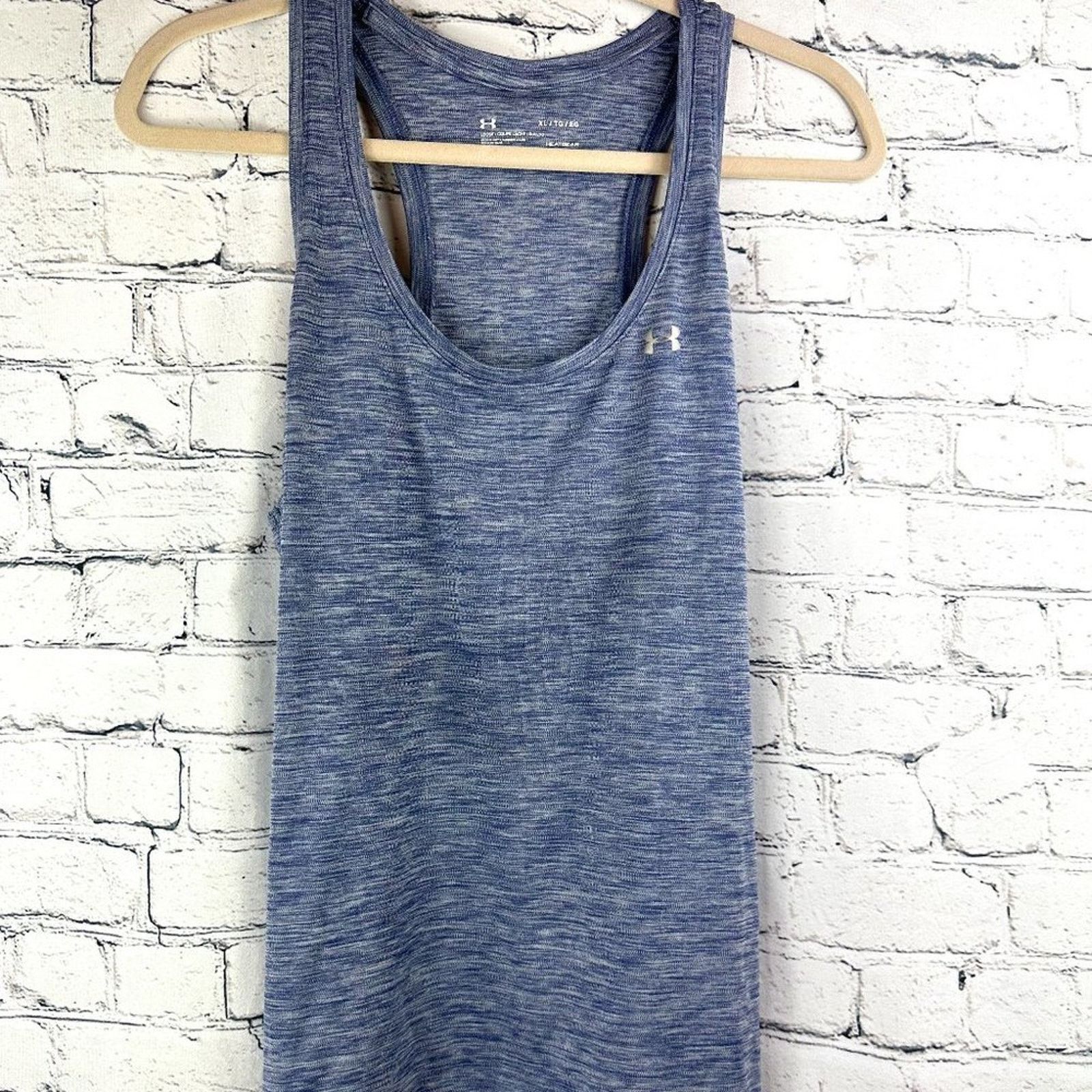 Under Armour Under Armour Loose Fit Racerback Tank Midnight Silver XL Size XL / US 12-14 / IT 48-50 - 7 Thumbnail