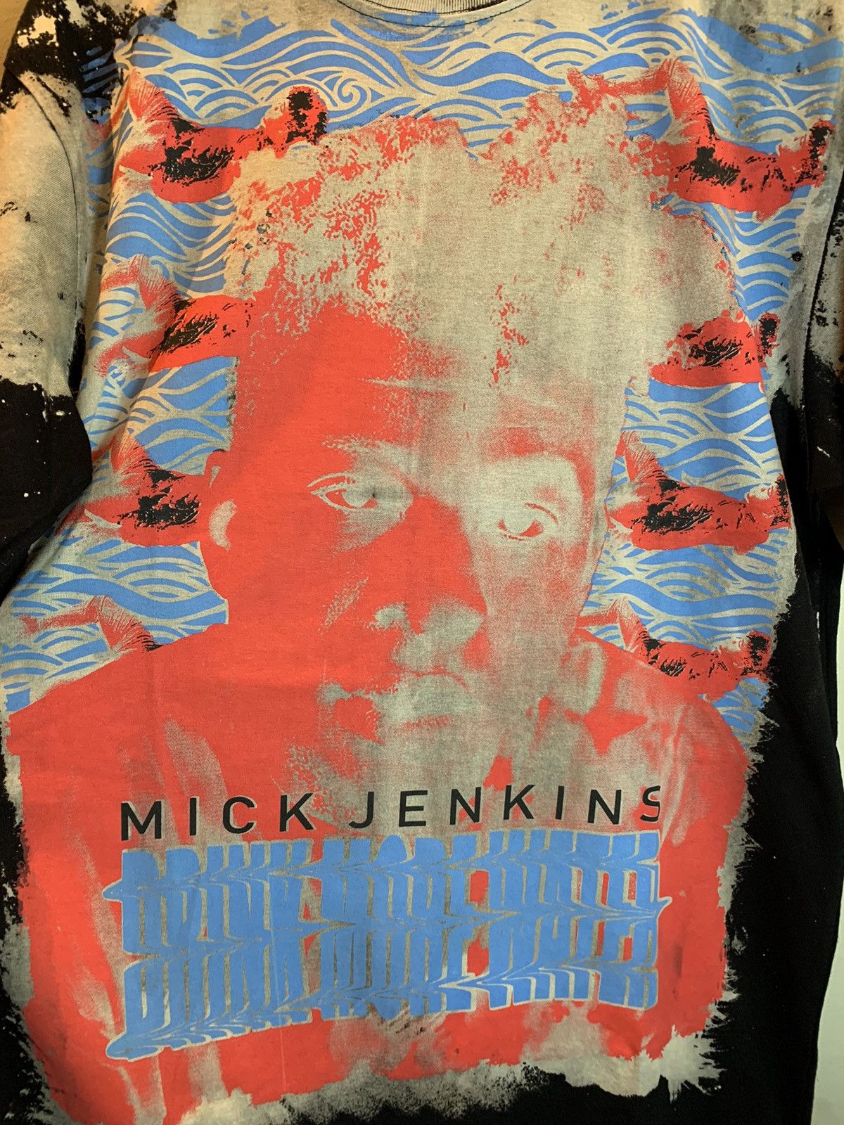 Band Tees × Rap Tees *RARE* Mick Jenkins Drink More Water AOP Rap Tee Art T-Shirt Size US XL / EU 56 / 4 - 3 Thumbnail