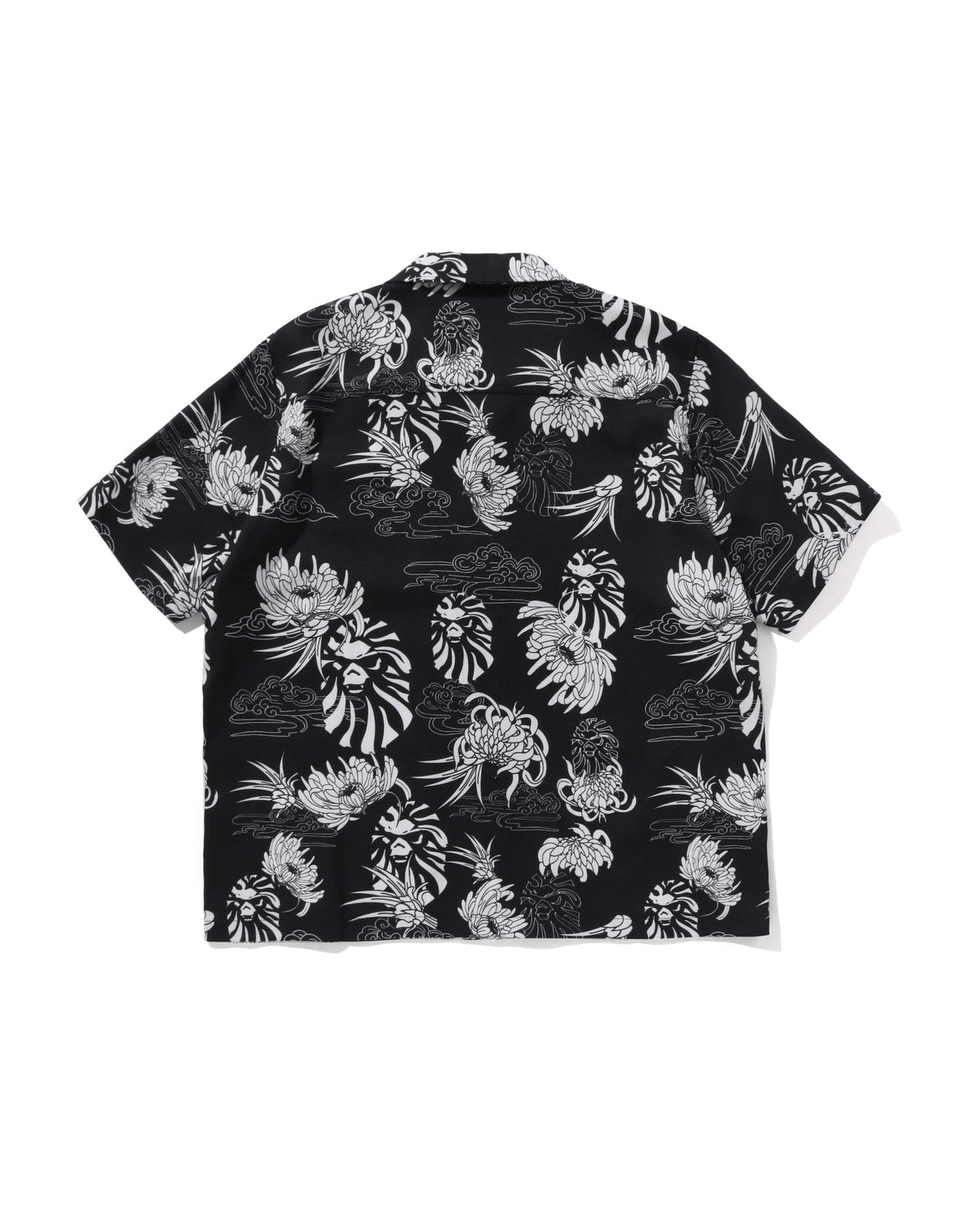 Designer BLACK Men’s Short Sleeve Hawaiian Camp Shirt Size US M / EU 48-50 / 2 - 4 Thumbnail