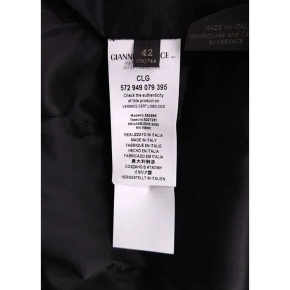 Versace Versace Wrap-effect Pleated Leather Mini Skirt Black IT 42 6 Size 28" / US 6 / IT 42 - 13 Thumbnail