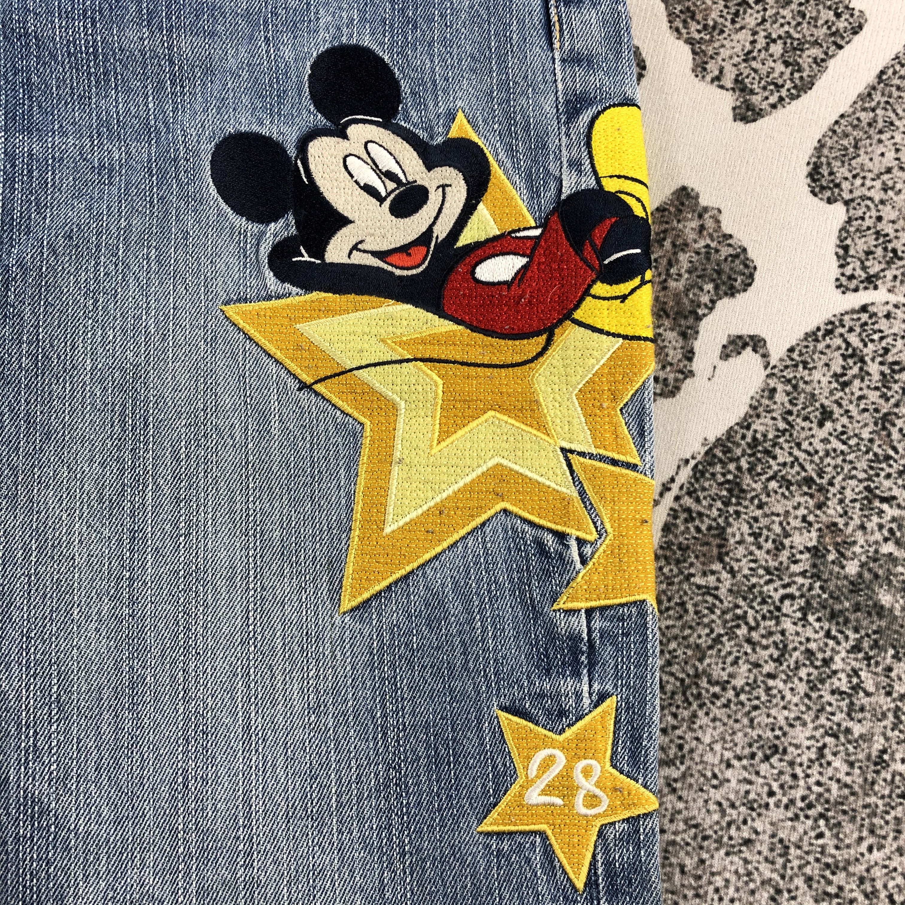 Disney Vintage Disney Mickey Jeans Patchwork Denim Size US 32 / EU 48 - 8 Thumbnail