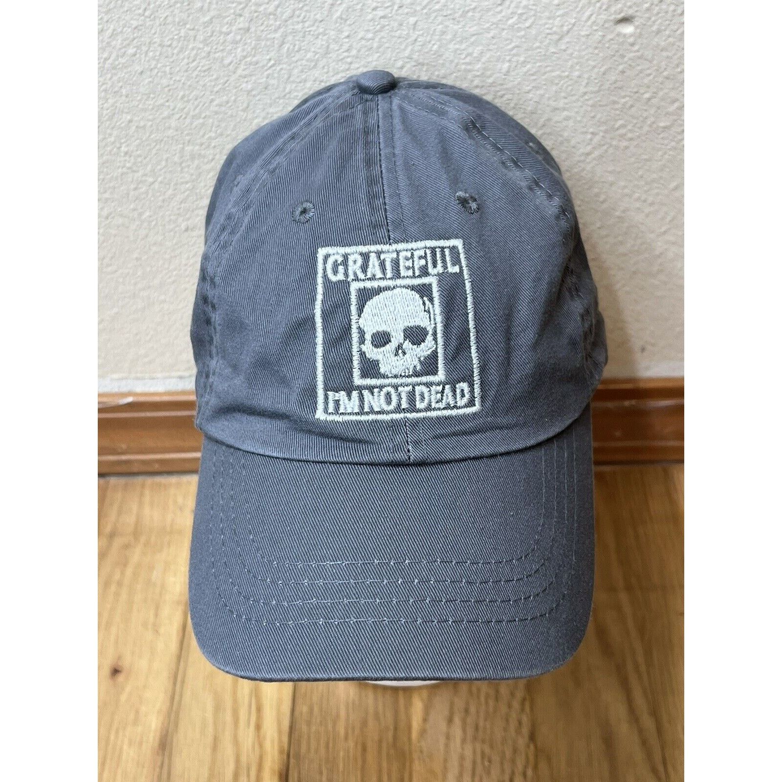Other Port & Company Grateful I’m Not Dead Gray Trucker Hat Cap Size ONE SIZE - 4 Thumbnail