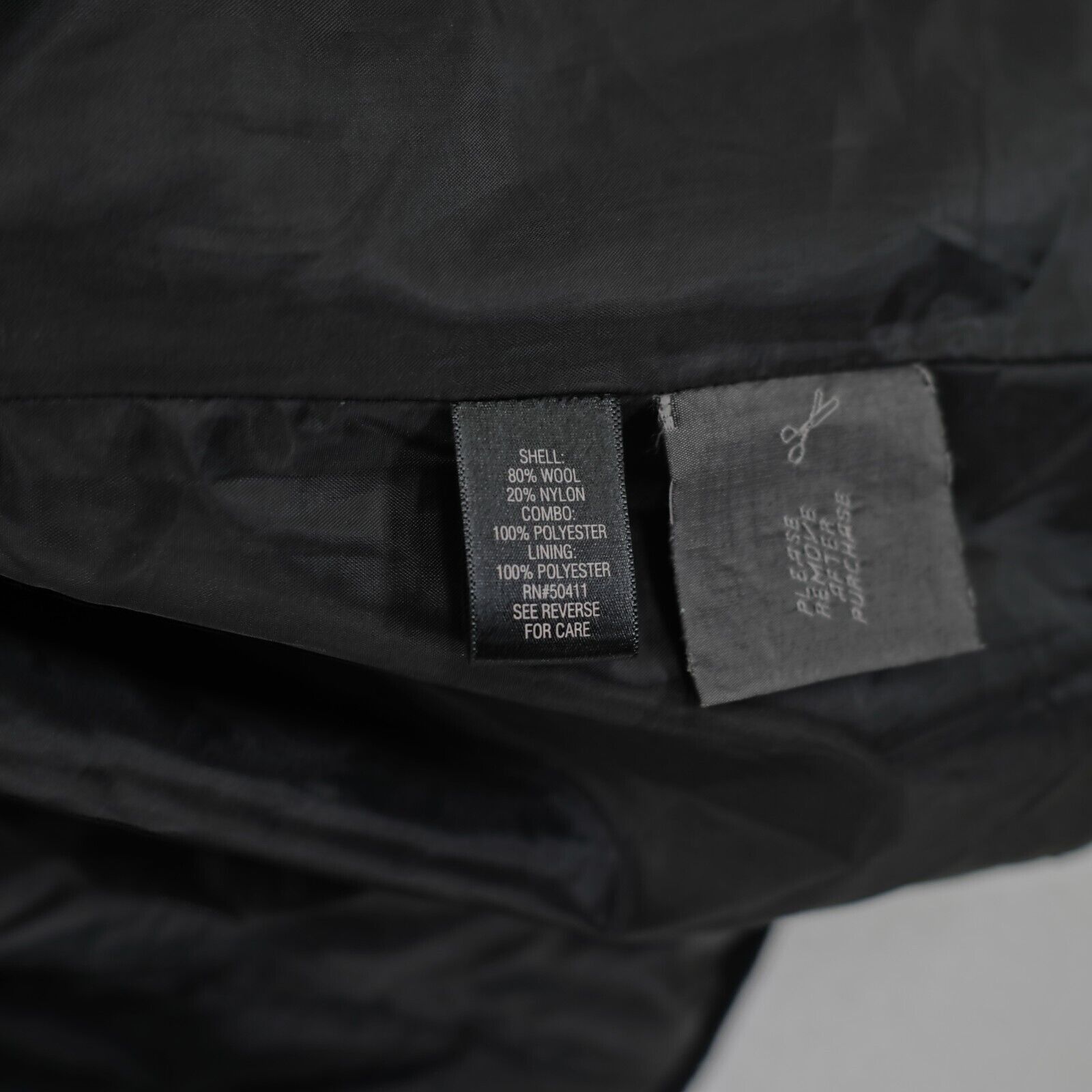 Croft & Barrow Croft & Barrow Medium Black Wool Hooded Lined Full Zip Coat Size M / US 6-8 / IT 42-44 - 8 Thumbnail