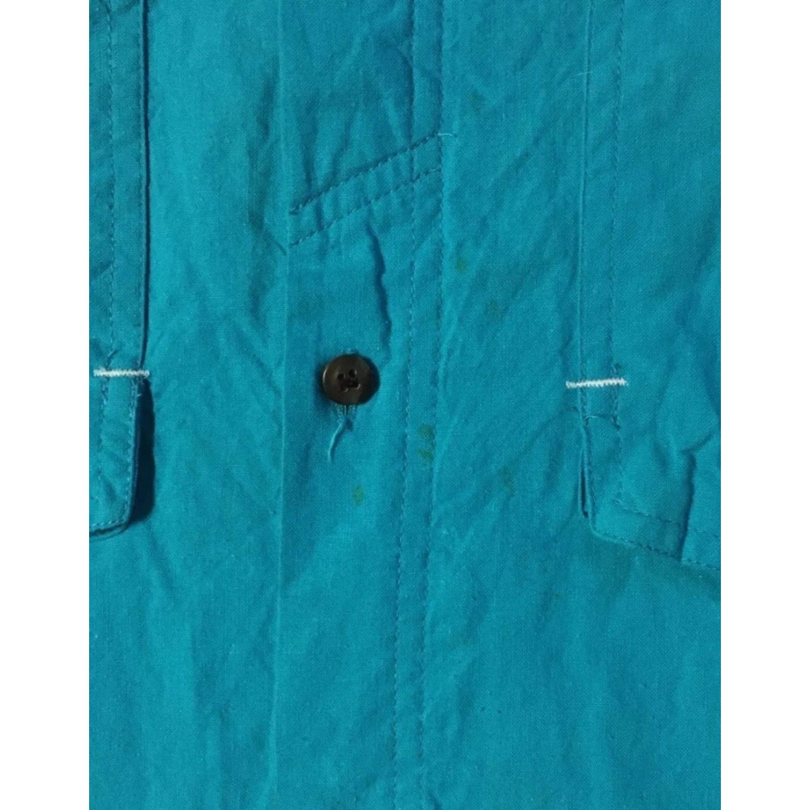 Quiksilver VINTAGE 90s Gitano Aqua Mission Shirt S Blue 80s 90s Grunge Surf Skate Surf T-Shirt Mens - Short Sleeve Crew Neck Distressed Size US S / EU 44-46 / 1 - 4 Thumbnail
