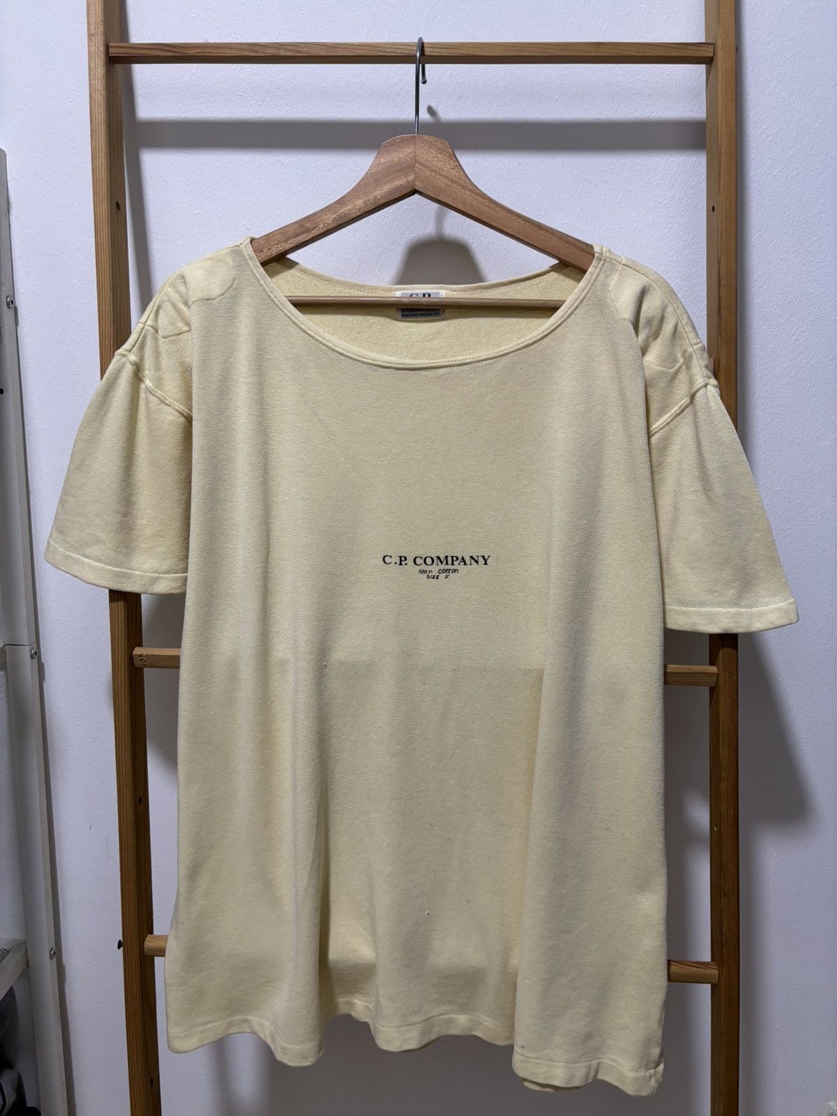 C.P. Company × Vintage Vintage C.P. company Font Logo T-shirt Size US XL / EU 56 / 4 - 1 Thumbnail