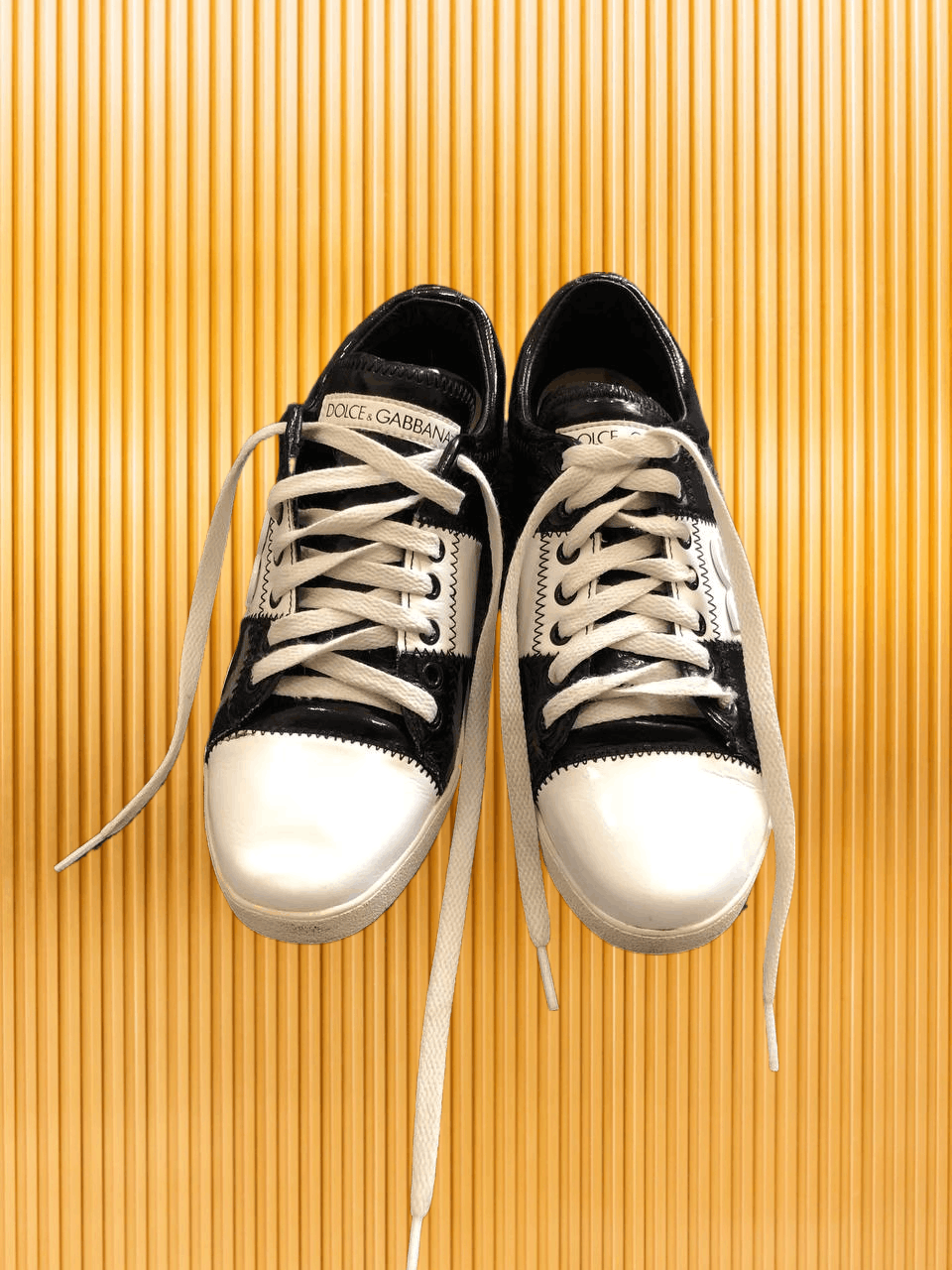 Dolce & Gabbana Vintage Dolce&Gabbana Low-top Leather Sneakers Size US 8.5 / IT 38.5 - 1 Thumbnail