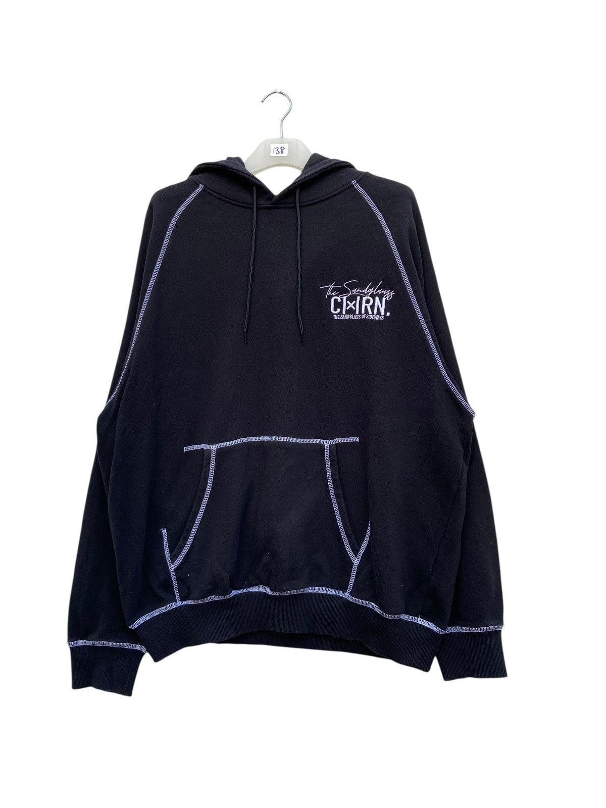 Japanese Brand CI X IRN Cronoizm Spellout Hoodie Size US XL / EU 56 / 4 - 1 Thumbnail