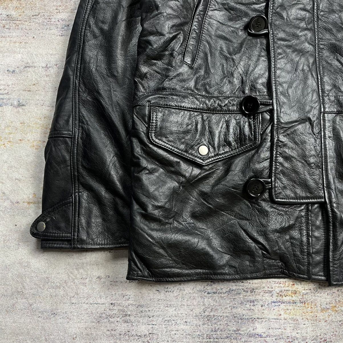 Japanese Brand × Kadoya Kadoya N-3B thinsulate rider leather jacket Size US L / EU 52-54 / 3 - 8 Thumbnail