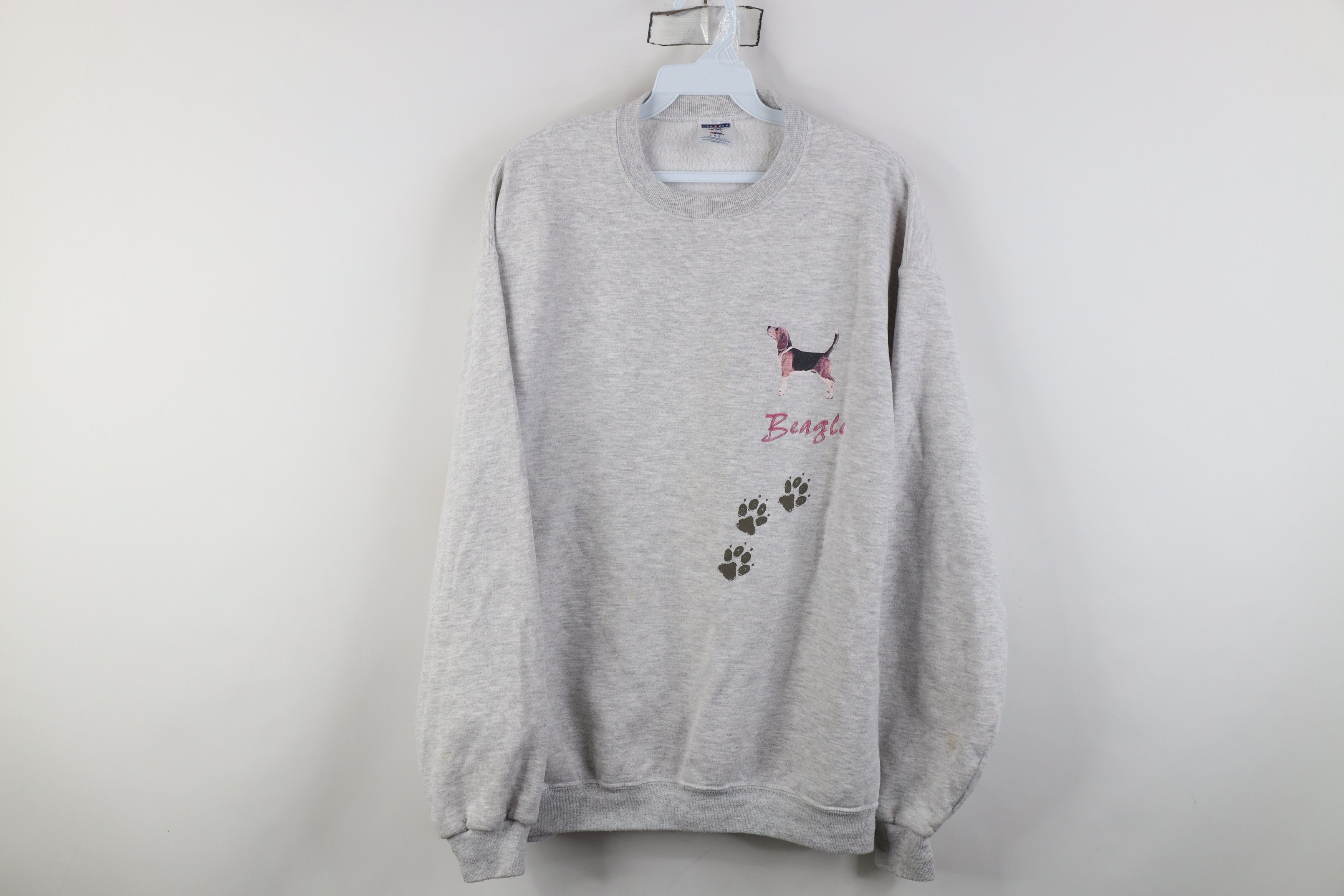 Vintage Vintage 90s Y2K Beagle Dog Puppy Crewneck Sweatshirt Size L / US 10 / IT 46 - 1 Thumbnail
