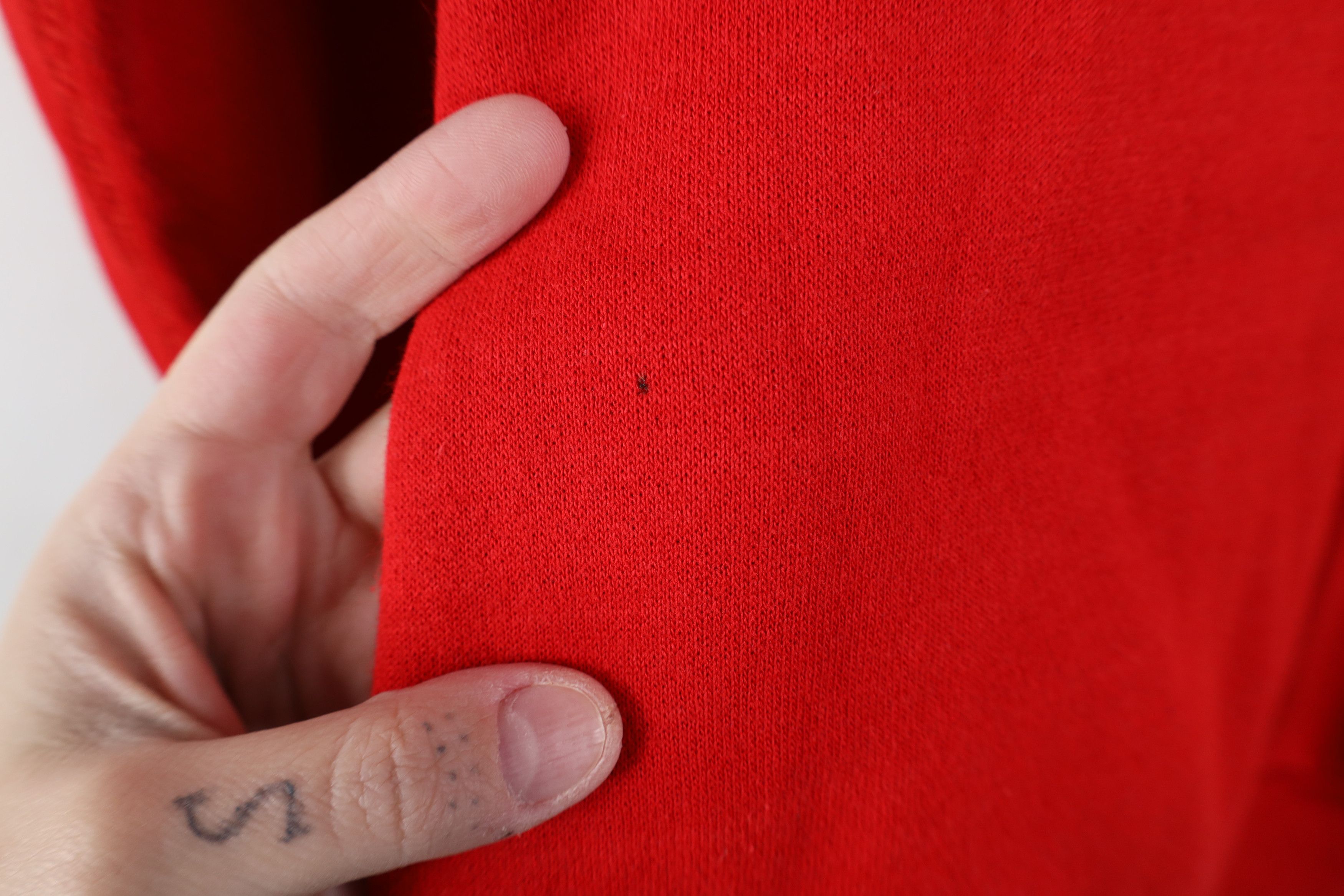 Vintage Vintage 70s Streetwear Faded Blank Hoodie Sweatshirt Red USA Size US M / EU 48-50 / 2 - 13 Thumbnail
