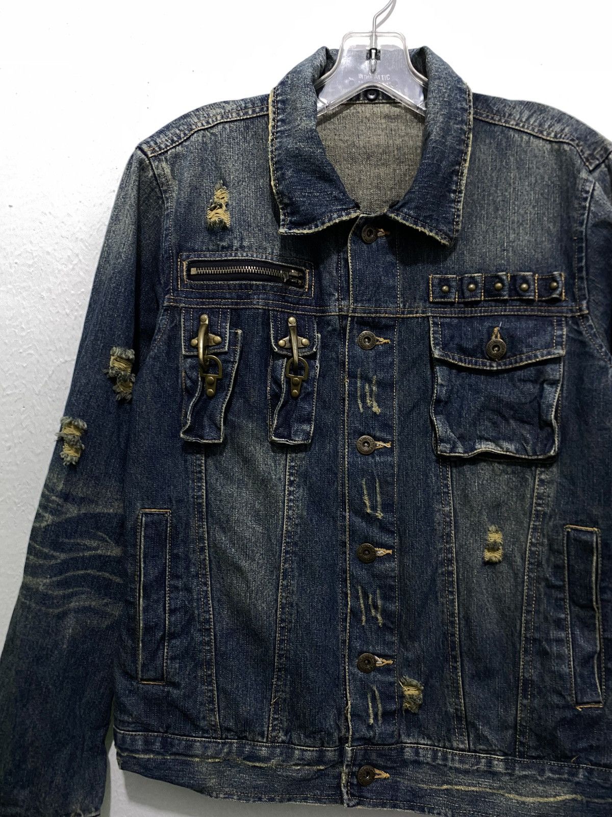 In The Attic In the attic denim utility jacket Size US M / EU 48-50 / 2 - 2 Thumbnail
