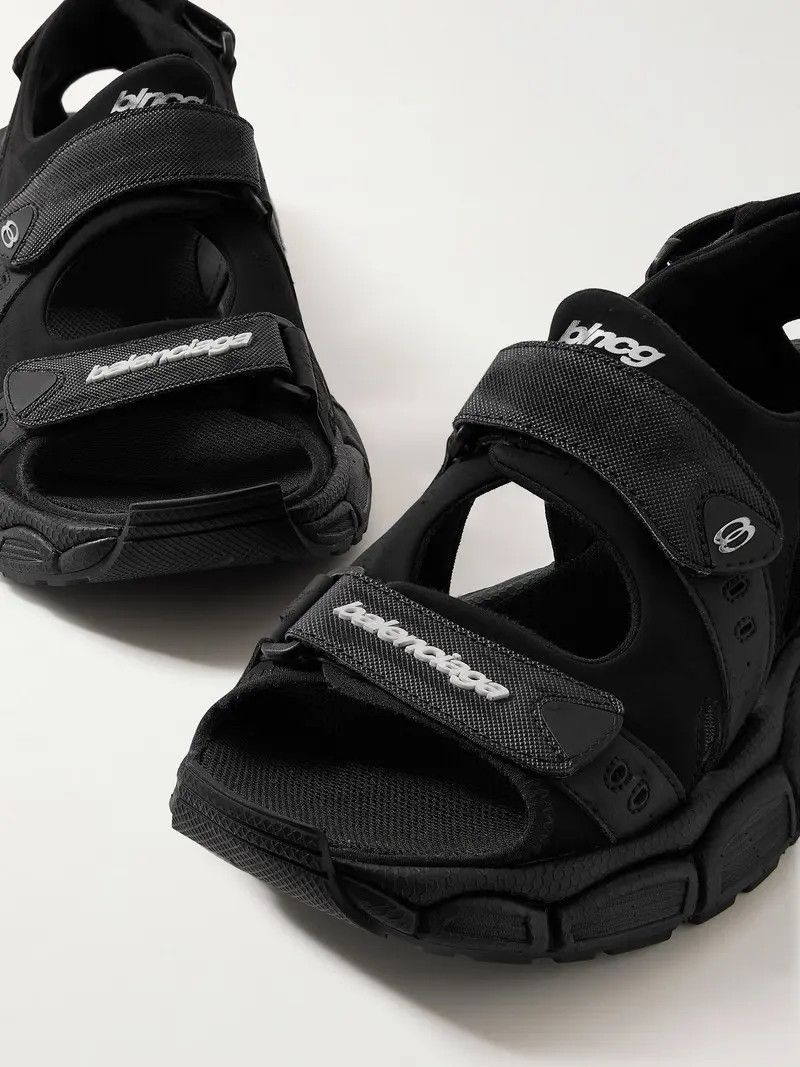 Balenciaga o1srvl11e0426 3XL Sandals in Black Size US 13 / EU 46 - 5 Thumbnail