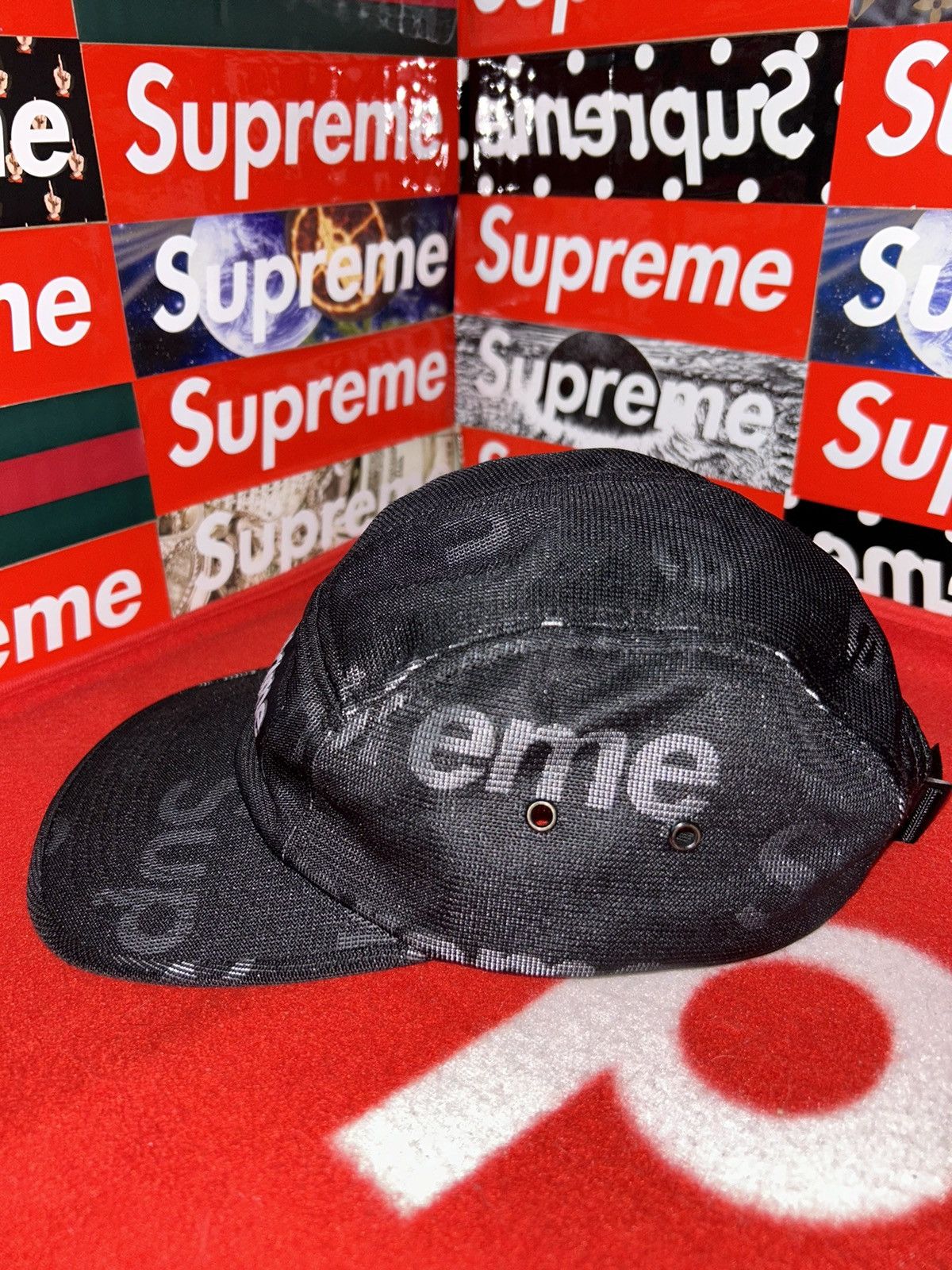 Supreme Supreme Lenticular Logo Camp Cap Black SS19 Size ONE SIZE - 5 Thumbnail
