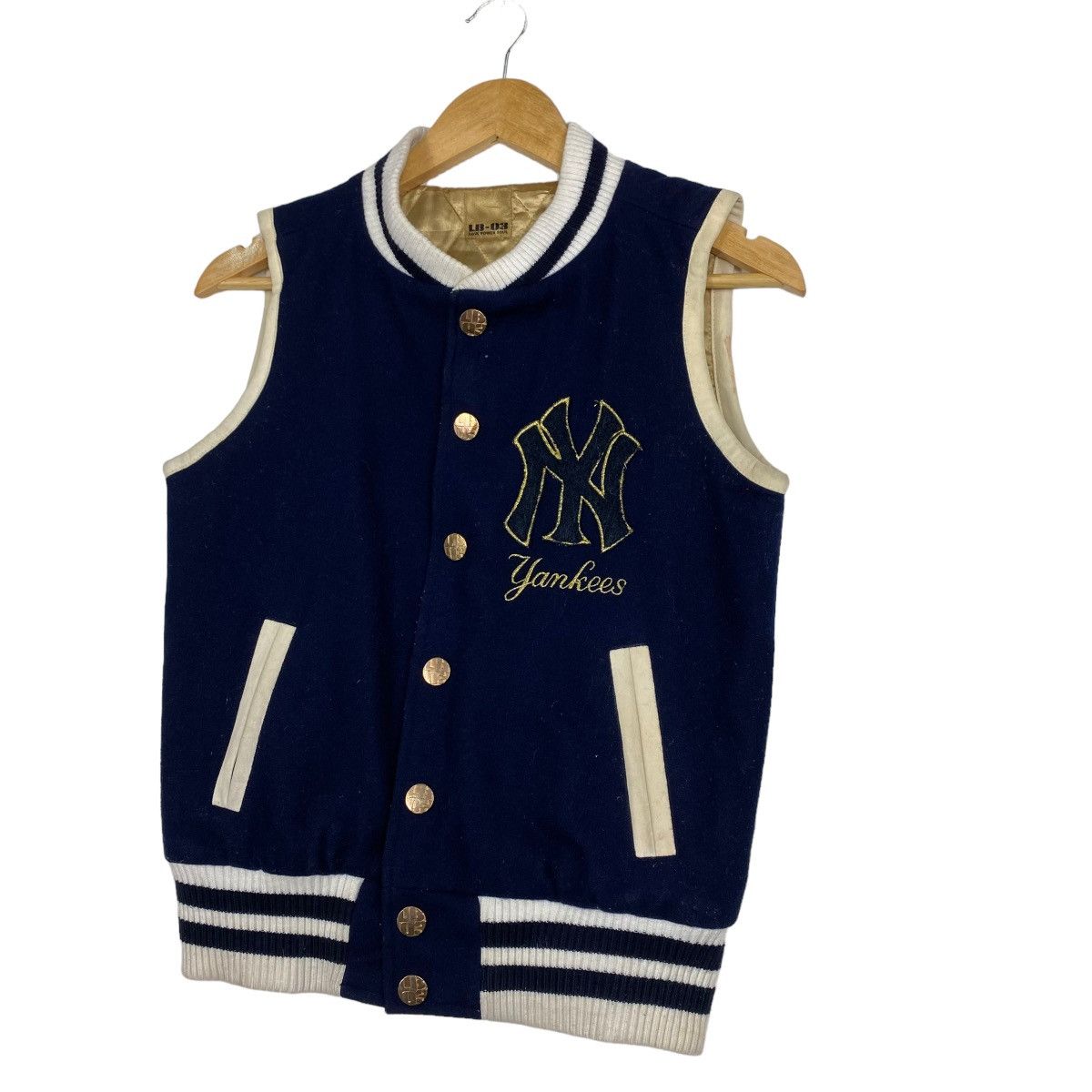 MLB New York Yankees Small Logo Wool Vest Size US S / EU 44-46 / 1 - 3 Thumbnail