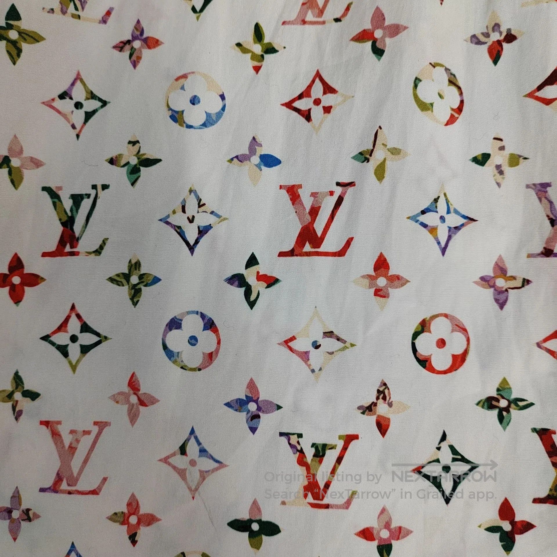 Louis Vuitton Louis Vuitton White Colorful Print Shirt. Size XXS / US 00 / IT 34 - 3 Thumbnail