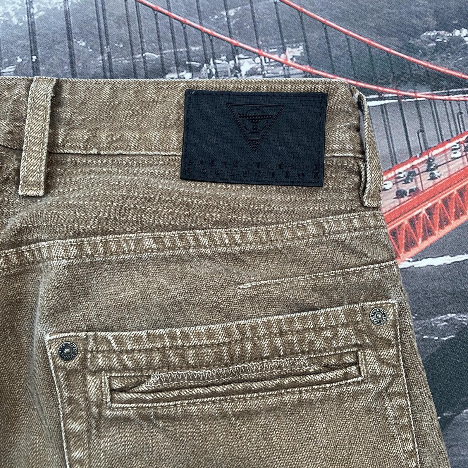 Guess Guess Tiesto Collection Moto Jeans Mens 31 Slim Tapered Size US 38 / EU 54 - 3 Thumbnail