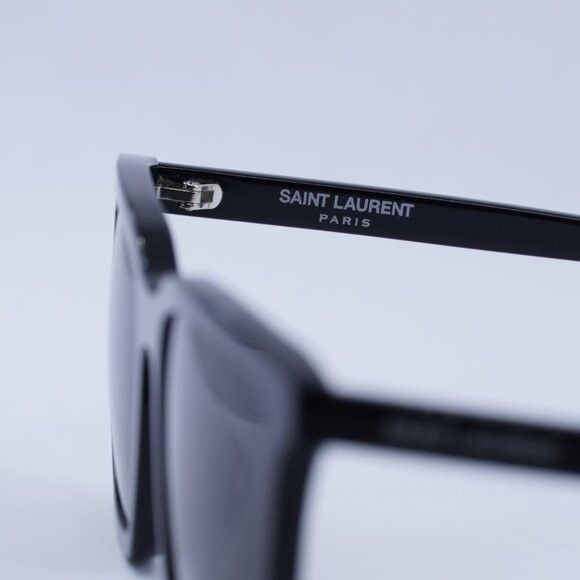 Saint Laurent Paris Saint Laurent SL500 001 Sunglasses Black Square Frame, Black Size ONE SIZE - 6 Thumbnail