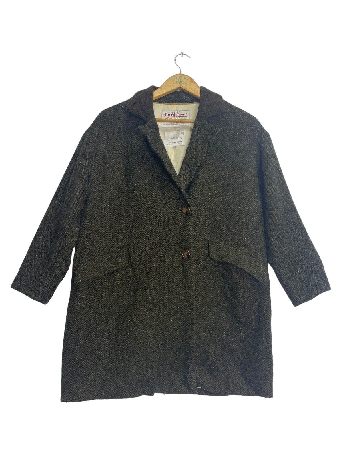 Harris Tweed × Vintage Vintage Hand Woven Harris Tweed Jacket Size US M / EU 48-50 / 2 - 1 Thumbnail